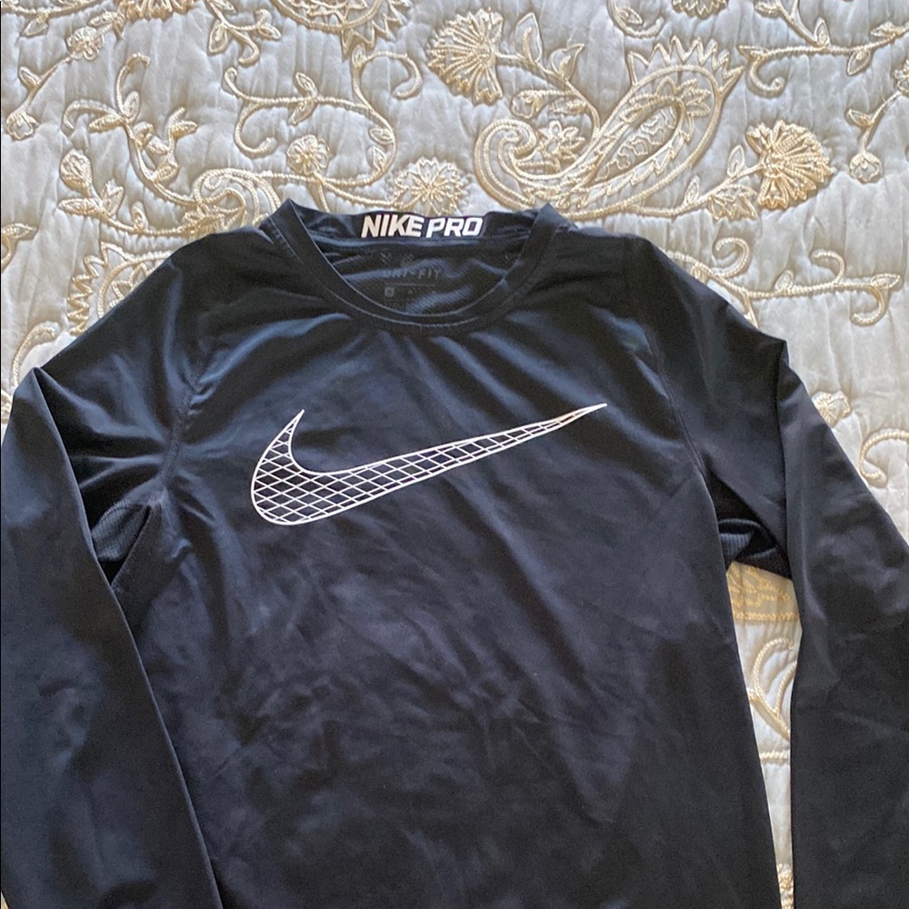 Nike Pro Black Long Sleeve Shirt